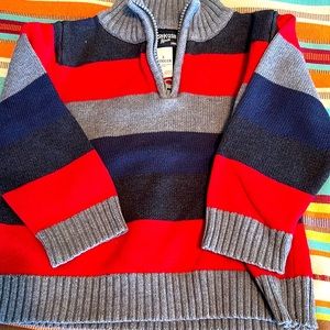 Osh Kosh 1/4 Zip pullover Sweater 3t